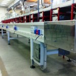 Assembling conveyor line by tools
